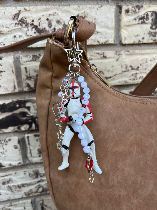Red Clone Trooper Keychain