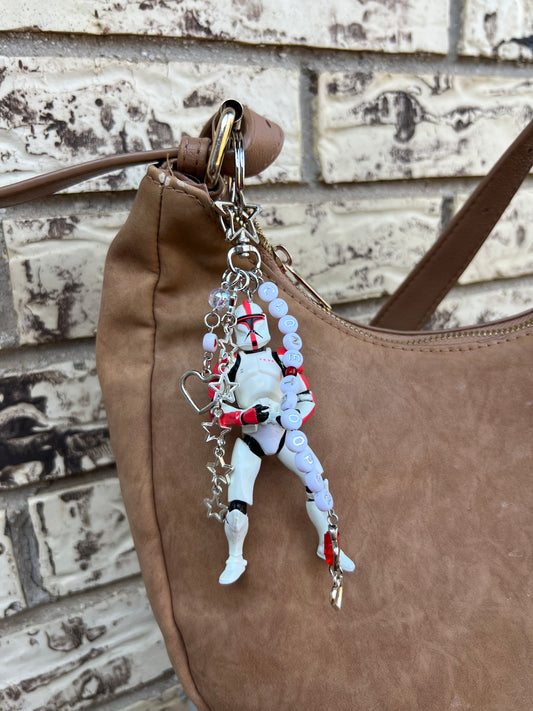 Red Clone Trooper Keychain